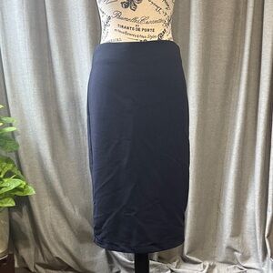 Philosophy Navy Pencil Skirt